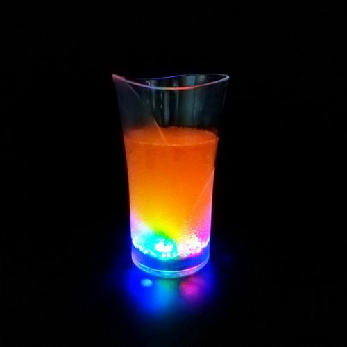 13oz led inductive rainbow color flashing light cup