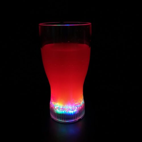 22oz led flashing light up drinking tumbler coke glass juice cup