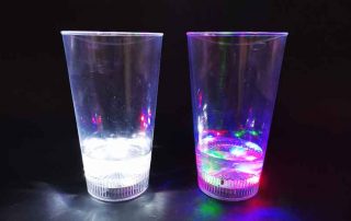 16oz Luminous led flashing liquid active drinking tumbler