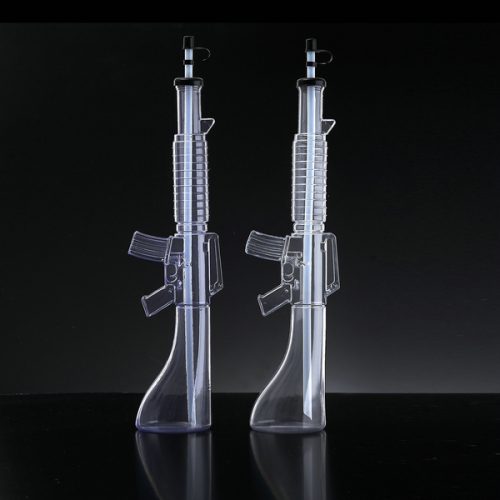 1000ml Gun shape straw yard glass