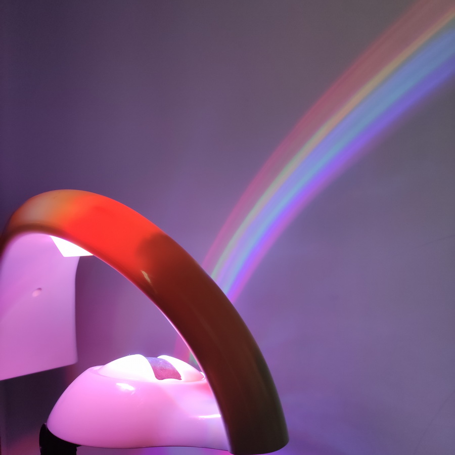 Rainbow Projector Room Night Light LED Color Lamp Magic Romantic Lights for Kids