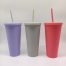 Video of 24oz Acrylic Studded Tumbler Cup With Straw and Lid