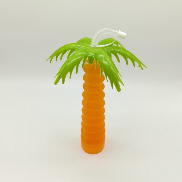 12oz Slush palm tree yard cup with lid with straw Party supplier of