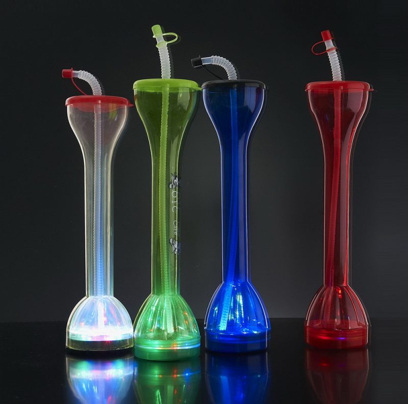 Pvc Cup Led 16oz led light up yard tumbler - Party supplier of light up tumbler ...