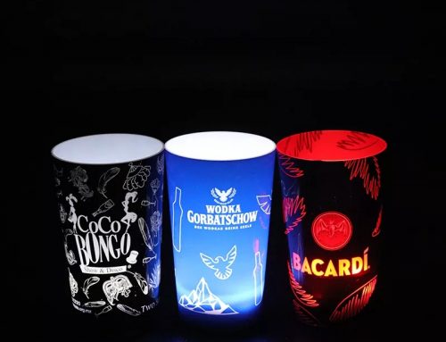 Three size Multicolor LED Light Up Cups for Parties