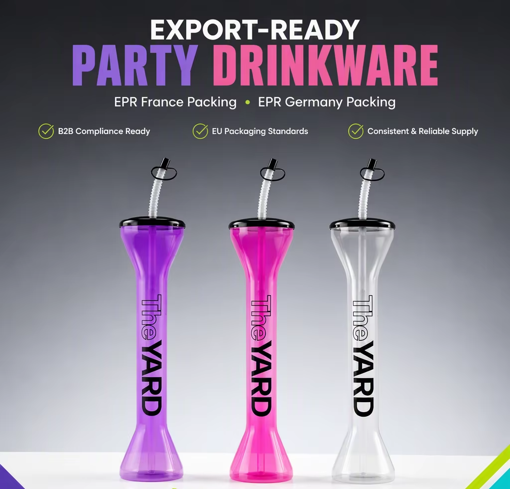 Plastic yard cups wholesale
